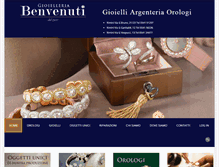 Tablet Screenshot of gioielleriabenvenuti.com